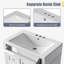 Meuble-lavabo de 30 po avec lavabo supérieur-626329279
