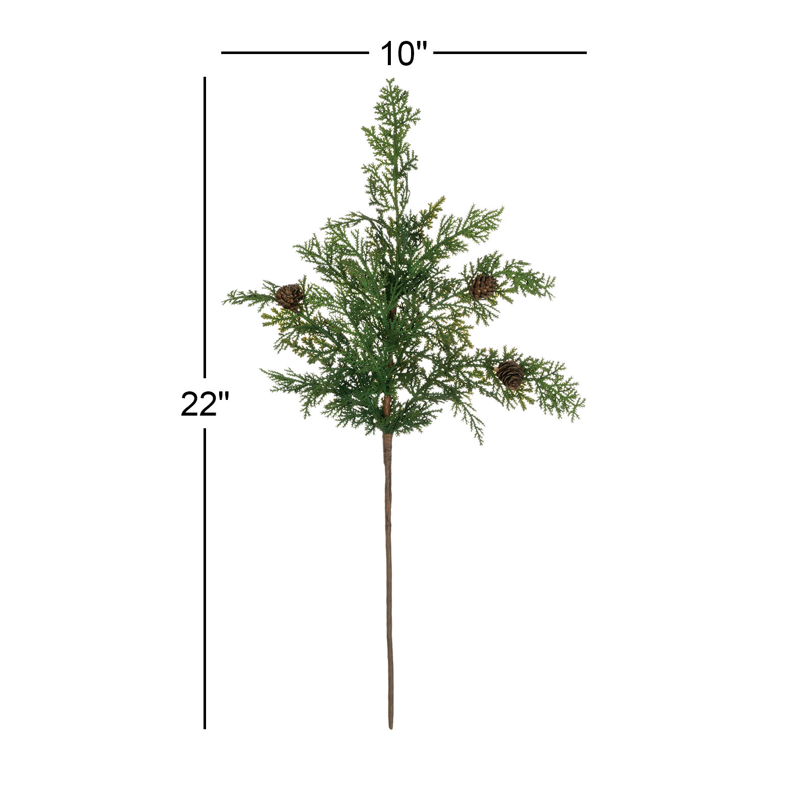 Leatham 22'' Faux Foliage Branch