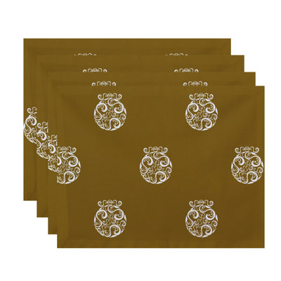 Polyester Abstract Rectangle Placemat