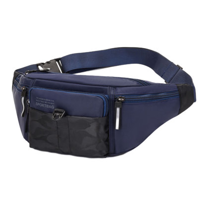 Backpack Waist Bag Men's Large-capacity Casual Sports Shoulder Bag Cloth Bag Chest Bag