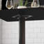 Table de restaurant Beverly avec base en X et colonne de 3 po de hauteur-1120025450-1162950008