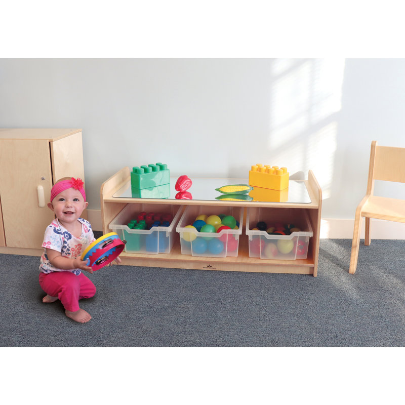 Table d’enfant avec dessus en miroir