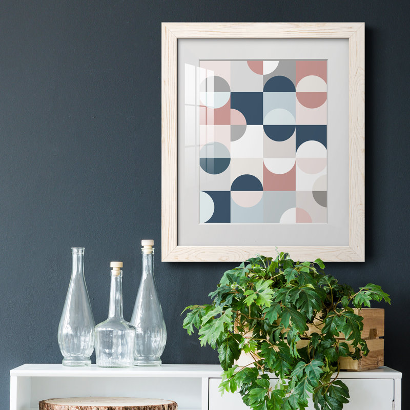 " Modern Reflection ", White Framed, 17" H x 20" W x 1" D