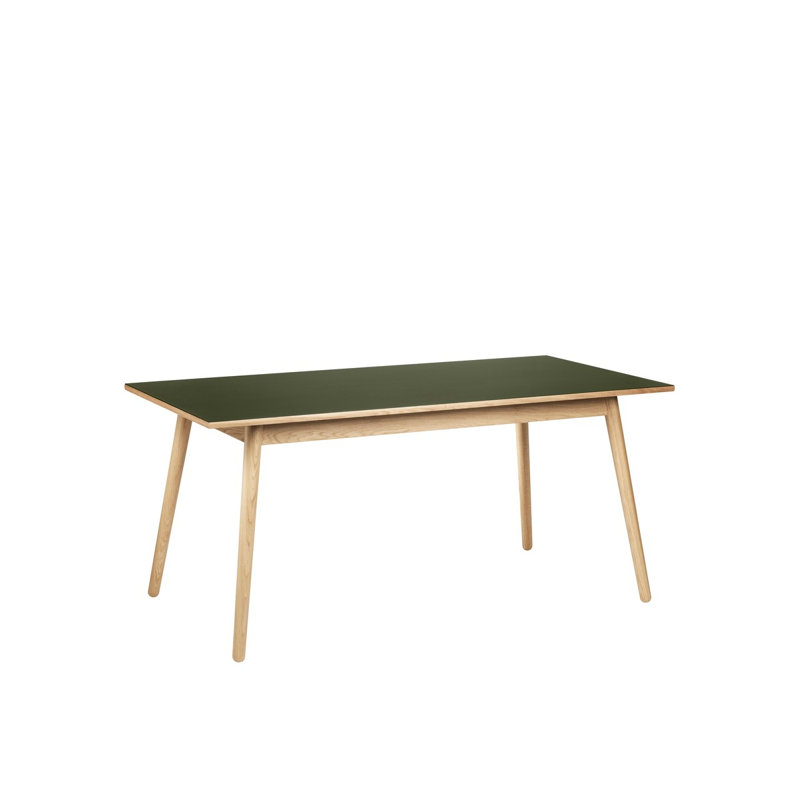 C35A Dining Table, 28.5”H x 63”L x 32.3”W, Olive Green
