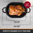 Granitestone Oval Roaster Pan, Small 16" Ultra Nonstick Roasting Pan