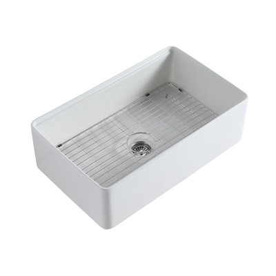 33'' L Single Bowl Ceramic Kitchen Sink