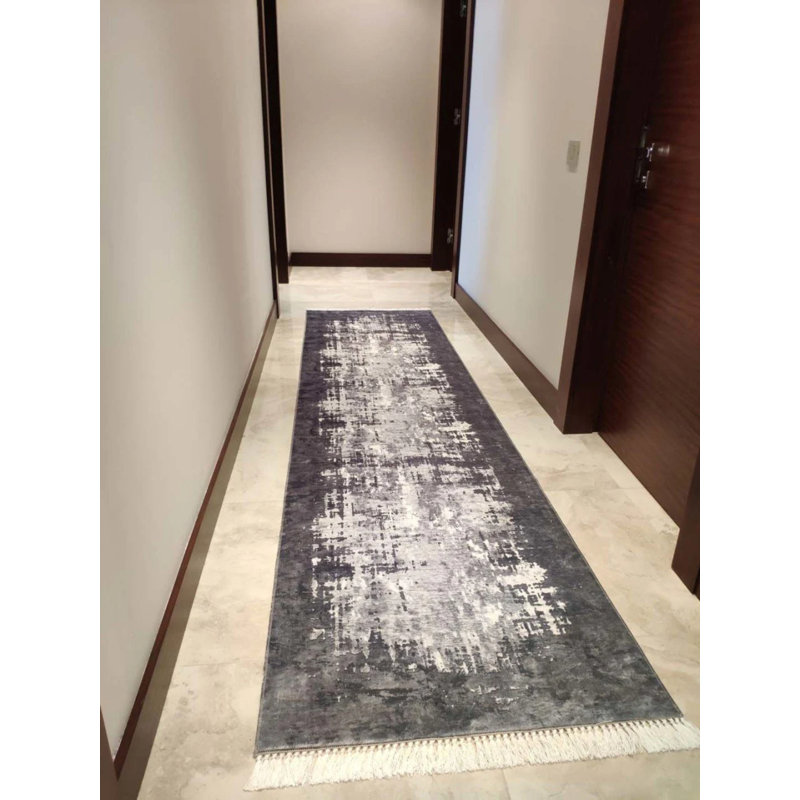 Tapis Masanao avec envers antidérapant, Tapis de couloir 2 pi 7 po x 8 pi 1 po