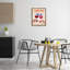 «Cheers Wine Wine Glasses», art mural encadré par Victoria Barnes-1695609333-1695609336
