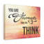 You Are Stronger than You Think 1 Piece Wrapped Canvas Wall Art-1539697730