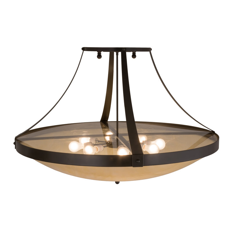 Urban 8 - Light Semi Flush Mount