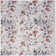 Abigayle Floral Machine Washable Cotton Area Rug in Ivory/Pink