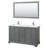 Deborah 60'' Double Bathroom Vanity with Marble Top-97738972-97754505-97738970