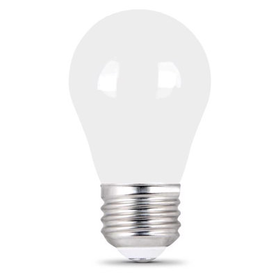 Ampoule DEL à filament moyen Feit A15 E26 (blanc moyen) de 40 watts, paquet de 2