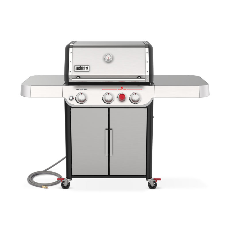 Weber Genesis E-325 Gas Grill	, Black, Natural Gas