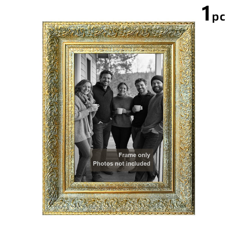 Cadre photo antique doré 1PC pour photos 8 po x 10 po, Or antique, 1, 8 po x 10 po