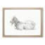 A Resting Goat by Jean Bernard - Single Picture Frame Print-55450872-55450876