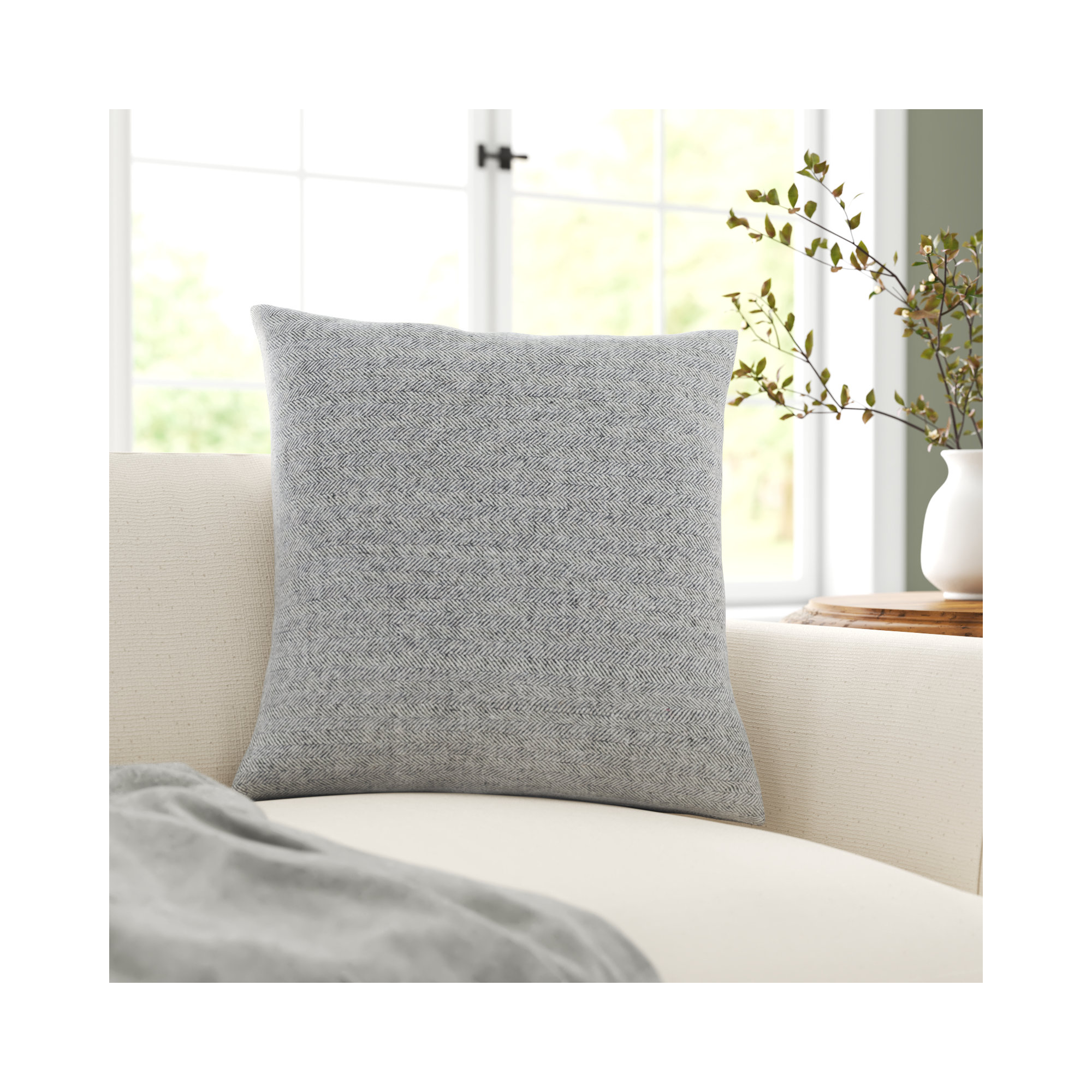 Throw Pillow, 22" x 22", Down
