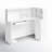 L-Shaped Solid + Manufactured Wood Reception Desk