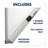 Quartet® Yes Porcelain Wall Metal Whiteboard-10178471