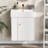 Lorimar 21.6 " W Wall Mounted Wall Mounted 1 Single Vanity Bathroom Vanity With Ceramic Top-288865521-298420665
