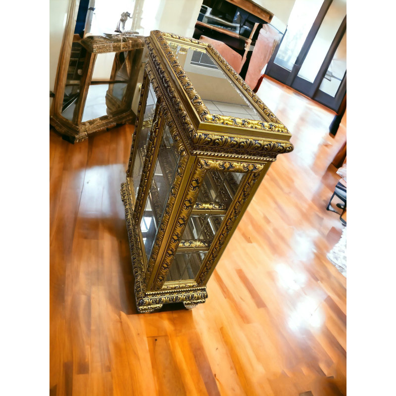 Abriona Solid Wood Curio Cabinet