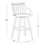 Tabouret de comptoir à hauteur fixe Preston-710954648