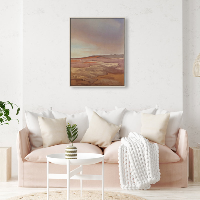Collected View II Canvas Abstract Print by Oliver Gal, Black Frame, 16 x 20, 21"H x 25"W, Silver Floater Frame