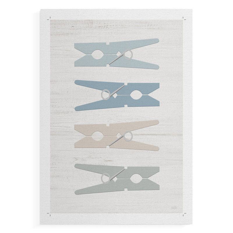 Épingles à linge - Impression sur toile seulement - NON CADRE, H 36 po x l 24 po