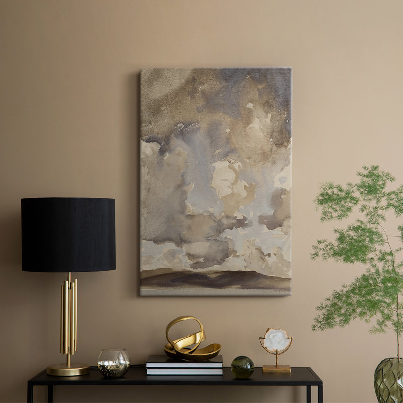 Paysage rétro CCxxxix - galerie enveloppée de cavas, H 12 po x l 8 po