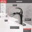 Robinet de salle de bain central avec drain Nyla-49367585