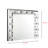 Mirrored Dominic Accent Mirror