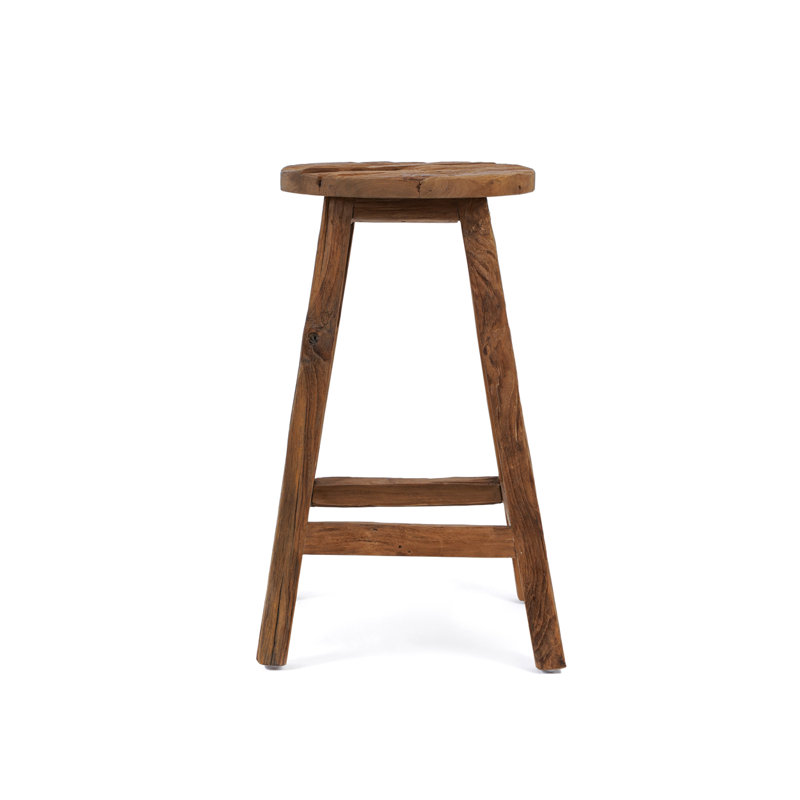 Clarisa Counter Stool with Solid Wood Frame