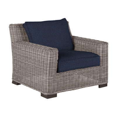 Rustic Woven Lounge Chair