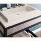 Trough Handmade Rectangular Drop-In Bathroom Sink