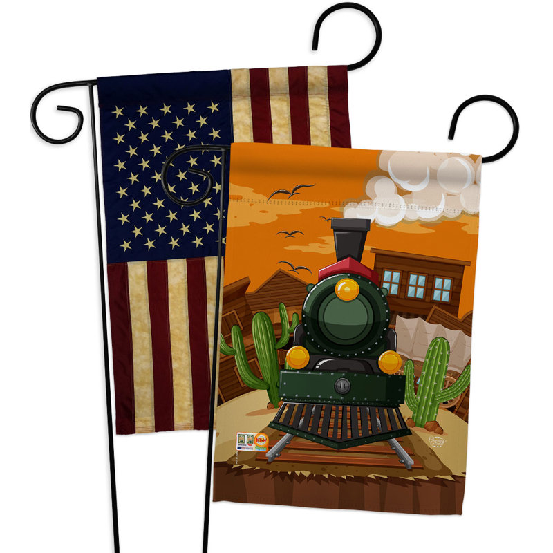 Double Sided 18.5'' H x 13'' W Polyester Garden Flag