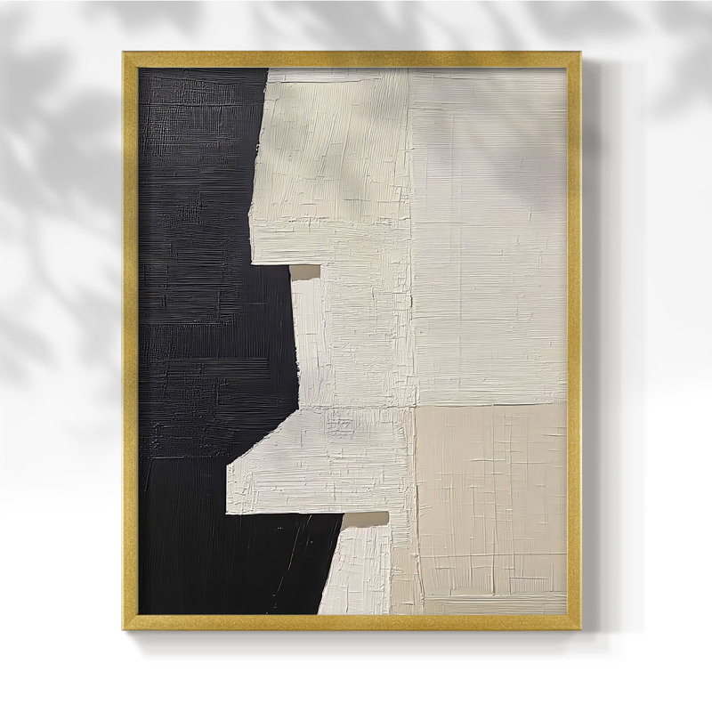 "ABSTRACT Series DCLXVII" par J Paul, Or, H 15 po x l 12 po