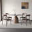 Ikerne Light Gray Sintered Stone Wooden Dining Table For 4/6/8-1442883749