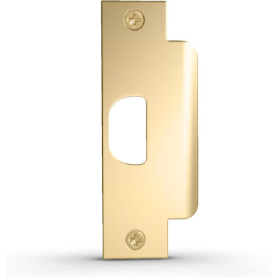 Mega Handles Standard Asa Strike Plate | Durable Stainless Steel Strike Plate for Interior & Exterior Doors | Enhanced Security & Easy Installation