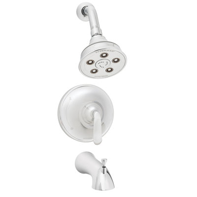 Robinet de baignoire et de douche thermostatique avec valve brute Caspian