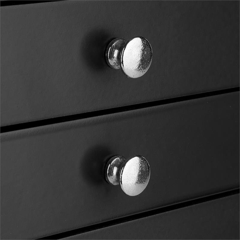 Jewellery Box + Drawers, Black