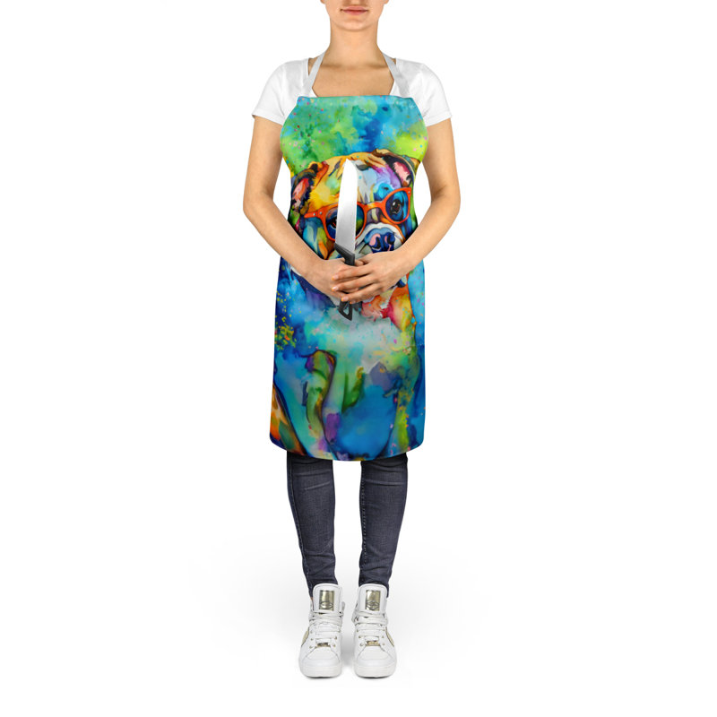 No Pattern Bib Apron