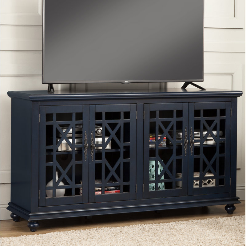 Ahmara 63'' Media Console for TVs up to 65", Catalina Blue