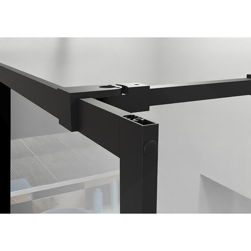 34" X 72" Shower Door Walk-in Black Finish