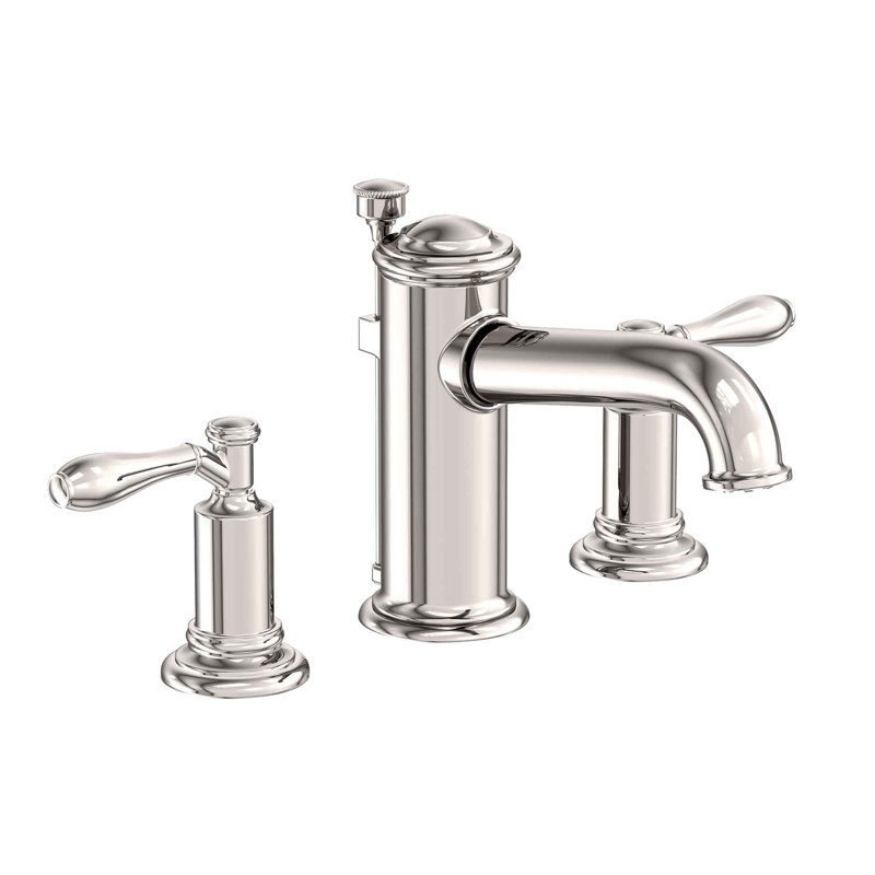 Ithaca Widespread Bathroom Faucet with Drain Assembly, Polished Nickel