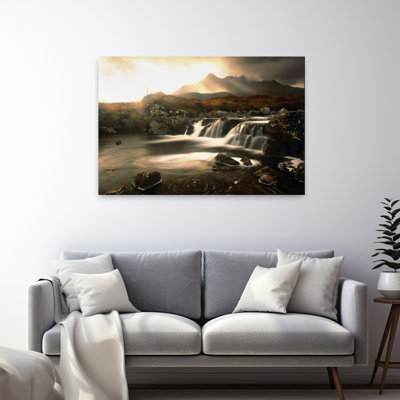 Isle Of Skye Highlands Scotland Peaceful Abstract Contemporary Landscape Mountain Art