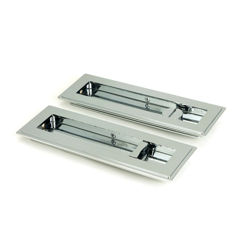 Door Accessory, 17.5cm H x 6cm W x 1.3cm D, Polished Chrome