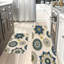 Carreaux marocains, 2 tapis de cuisine antidérapants