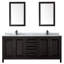Ensemble de meuble-lavabo double 72 "avec miroir Daria-1897901121-1897901178-1941550345