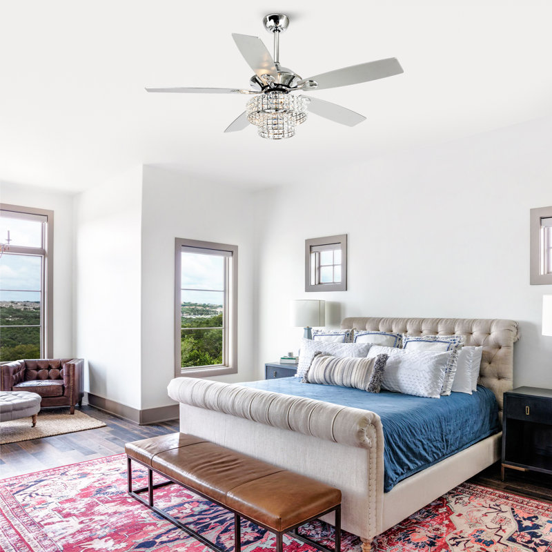 Mcmann 52'' Ceiling Fan with Light Kit