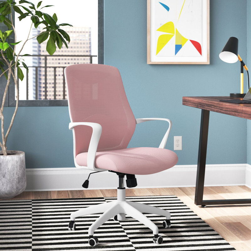 Chaise de travail en filet Juarez, Rose